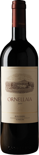 A bottle of 2011 Ornellaia